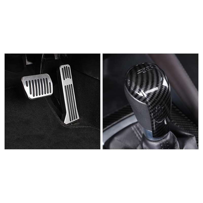 For Mazda Cx-5 Cx5 2017 2018 Plastic Carbon Fiber Color 1pc/set