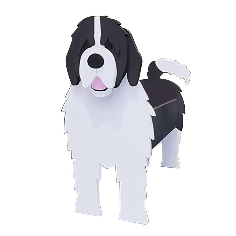 Cartoon Animals Cute Dog Shape Pot Garden Decor Succulent (c)