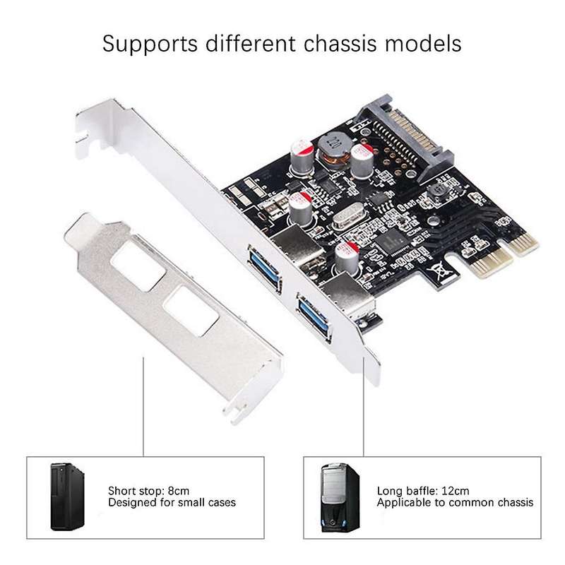 Pcie to 2-port Usb 3 0 Adapter Card Usb3 0 Expansion Card D720202