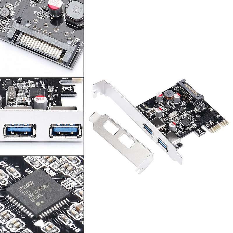 Pcie to 2-port Usb 3 0 Adapter Card Usb3 0 Expansion Card D720202