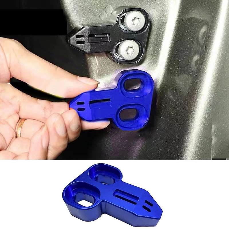 Car Trunk Tail Door Lock Anti-theft Locking Device Blue
