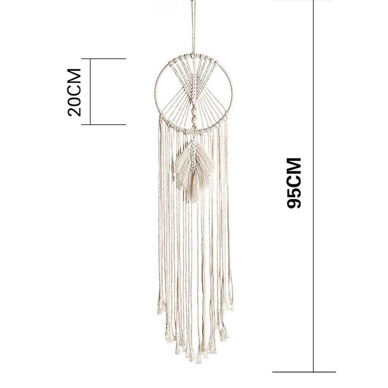 3 Pack Macrame Dream Catcher Wall Decor Handmade Bohemian Home Decor