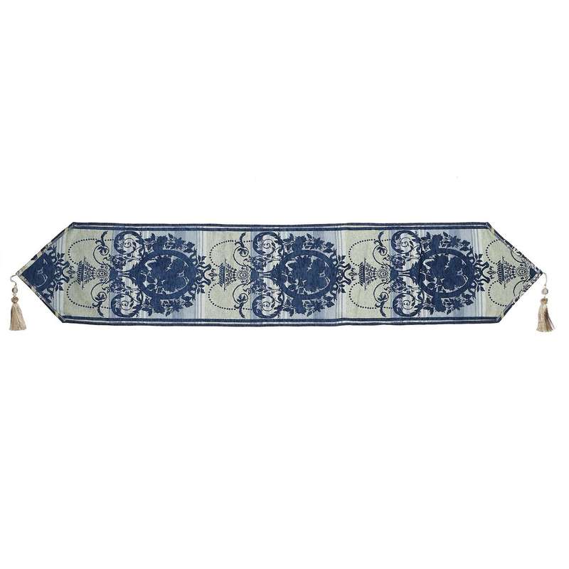 European Style Elegant Luxury Table Runner with Tassel Decoration