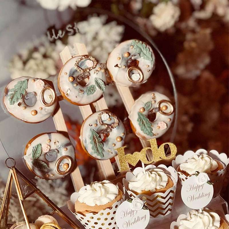 Wedding Birthday Party Cake Display Stand Acrylic Transparent Rack B