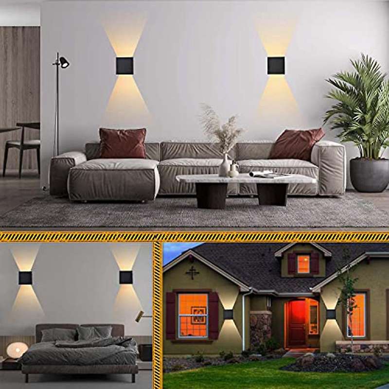 Wall Light Indoor 12 W, Outdoor Light Wall Lamp Waterproof Ip65 Led