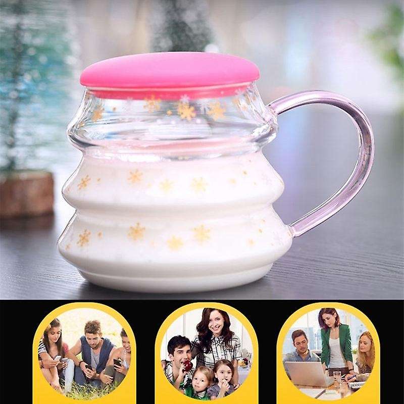 High Borosilicate Glass Christmas Tree Star Wish Cup Home Juice Cup