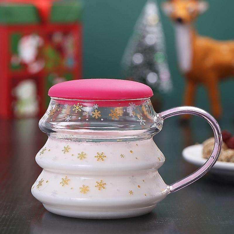 High Borosilicate Glass Christmas Tree Star Wish Cup Home Juice Cup