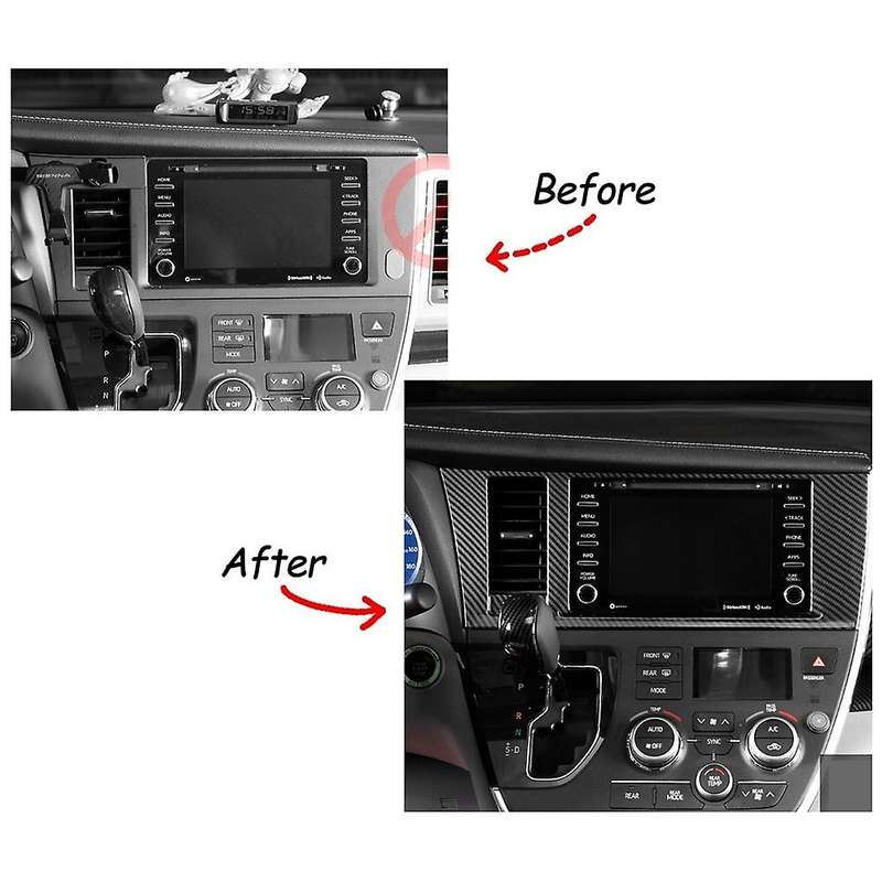 For Toyota Sienna 2015-2020 Car Central Console Dashboard Air Outlet