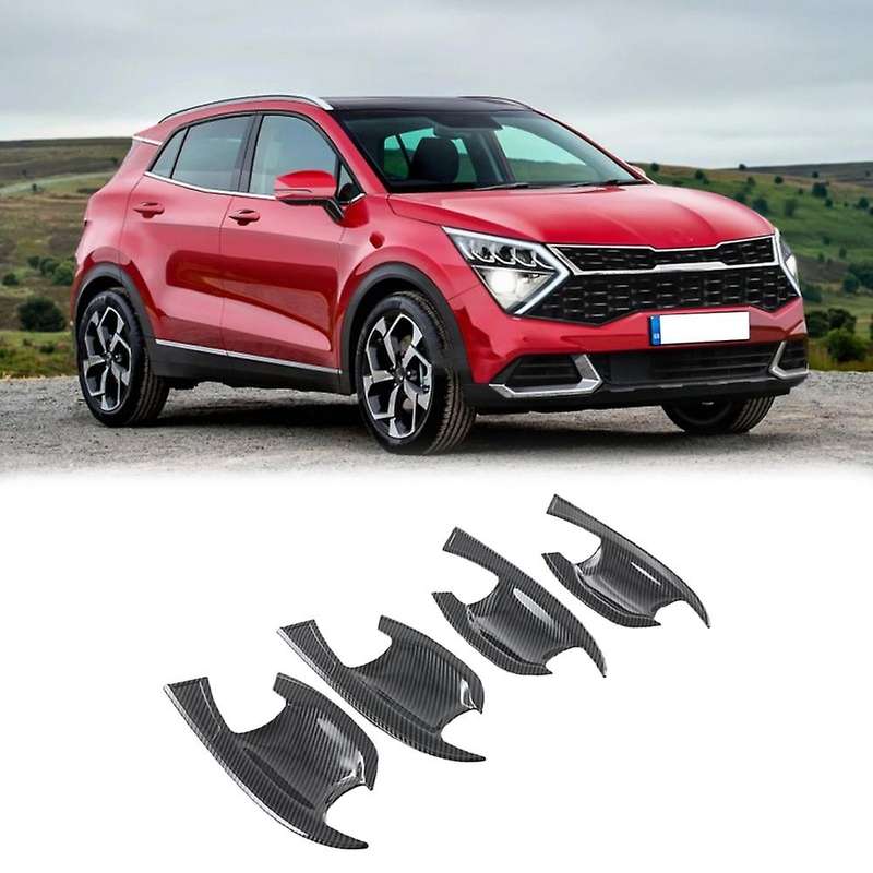 For Kia Sportage Nq5 2021 2022 Carbon Fiber Door Handle Bowl Cover
