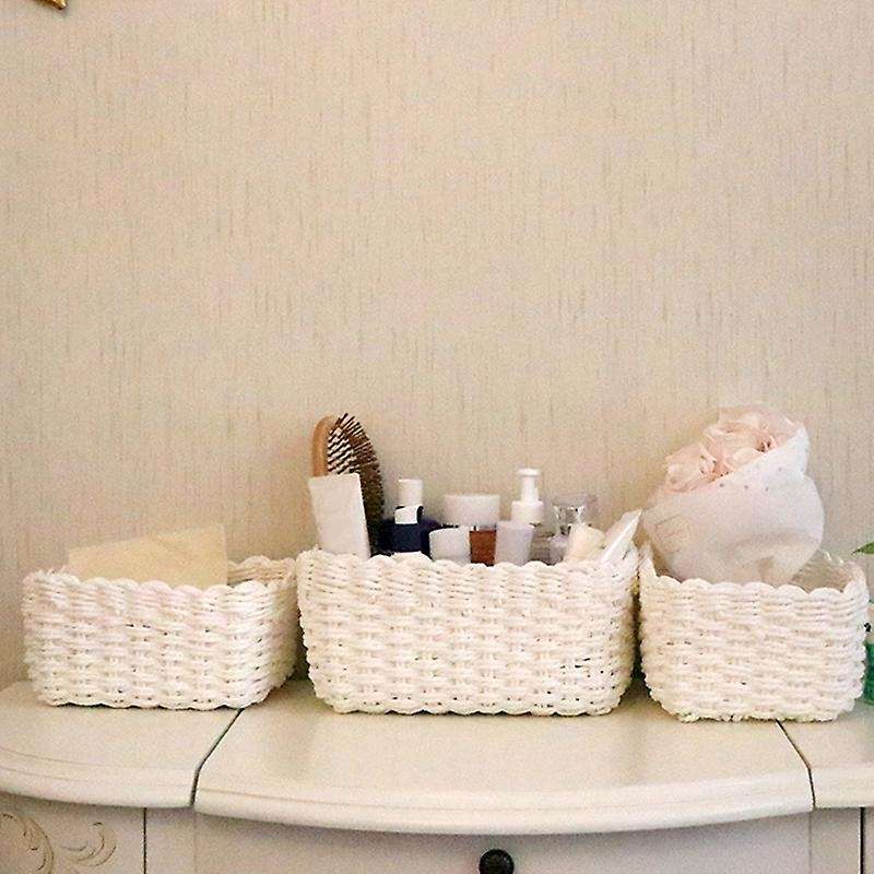 3 Pcs Multifunctional Storage Basket Kitchen Sundry Storage Basket