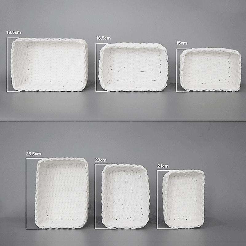 3 Pcs Multifunctional Storage Basket Kitchen Sundry Storage Basket