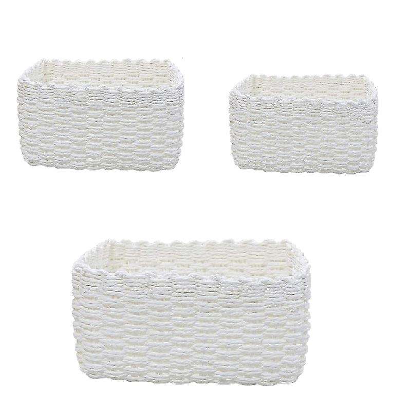 3 Pcs Multifunctional Storage Basket Kitchen Sundry Storage Basket