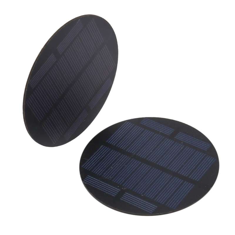 10pcs Round Solar Cells Poly Li-ion Battery Charger Regulator