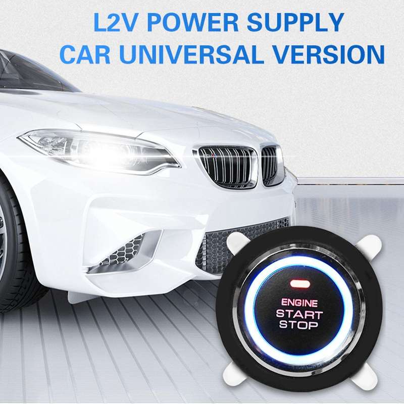 Car Alarm Engine Push Button Start Stop Lock Ignition Switch Starter