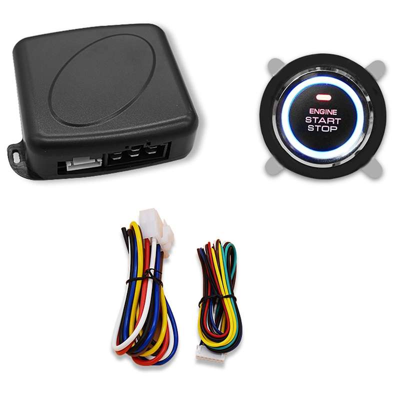 Car Alarm Engine Push Button Start Stop Lock Ignition Switch Starter