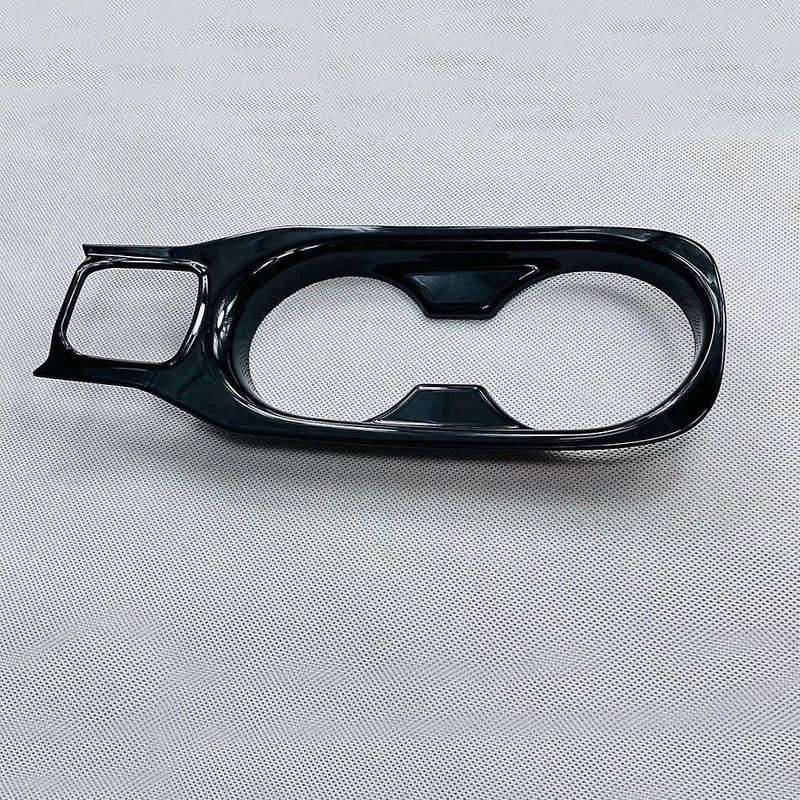 For Toyota Corolla Cross Car Cup Holder Frame Cover Bright Black B