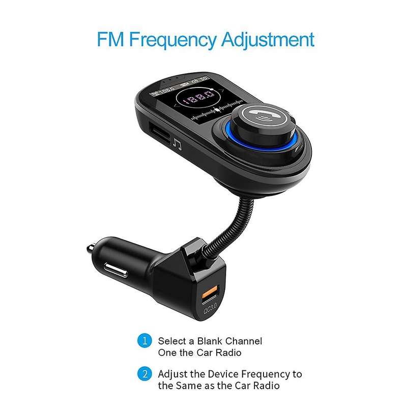 G45 1.8inch Lcd Screen Bluetooth 5.0 Car Mp3 Player Qc3.0 Car Charger