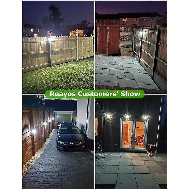 Solar Lights Outdoor, Upgraded Optics Lens Solar Security Lights
