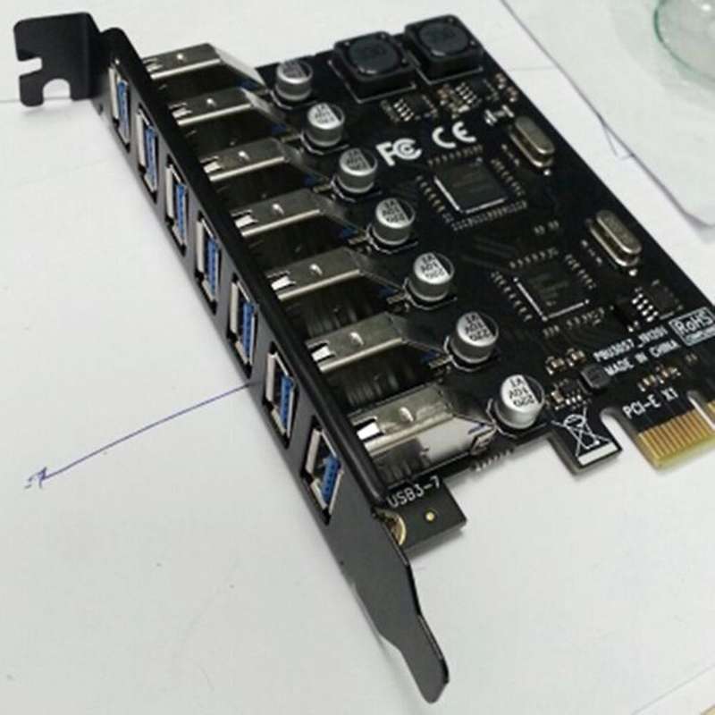 Usb 3.0 Pci-e Expansion Card Adapter for Desktop Computers (2-pack)