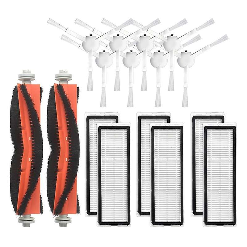 16pcs for Xiaomi Mijia B101cn Main Side Brush Hepa Filter Spare Part