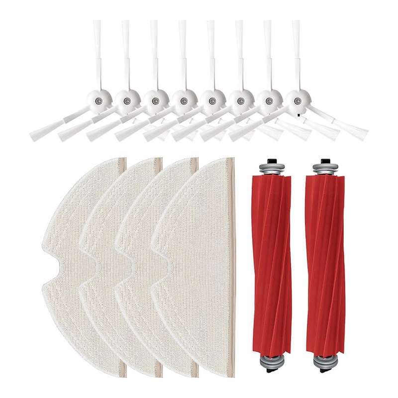 For Roborock T8 Robot Replacement Main Brush Side Brush Mop Cloth