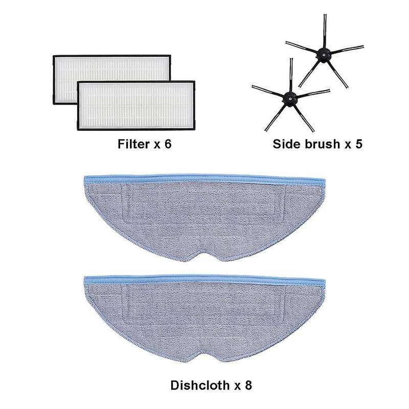 Replacement Parts Side Brush Hepa Filter