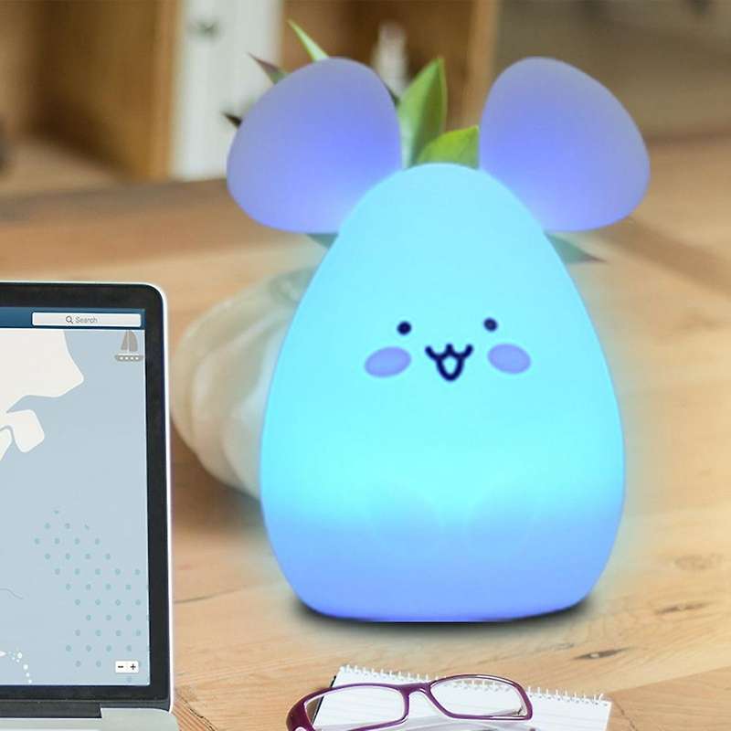 Baby Night Light Cute Mouse Colour Changing Led Silicone Lights