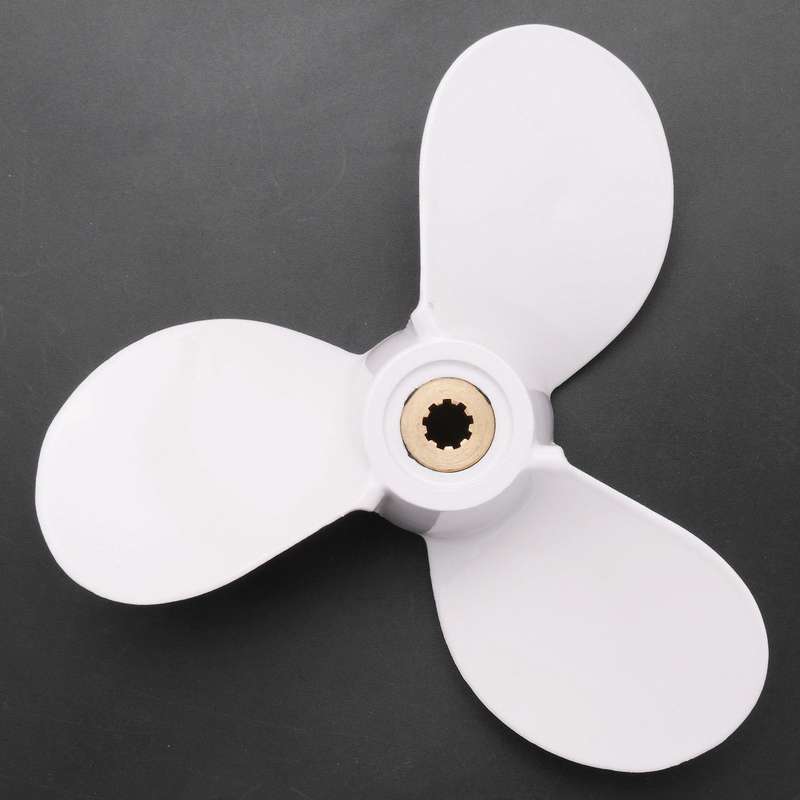 7 1/2x7 for 4hp 5hp 6hp for Yamaha 9 Tooth Spine Aluminium Propellers
