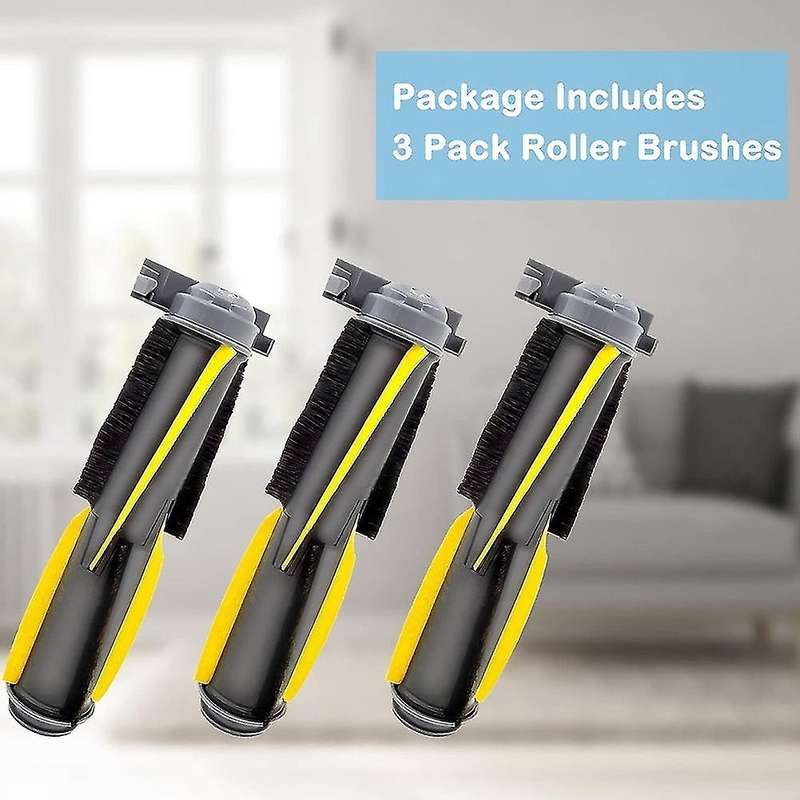For Shark Rv1001ae,rv101 Vacuums Cleaner Main/roller Brush 3 Pack