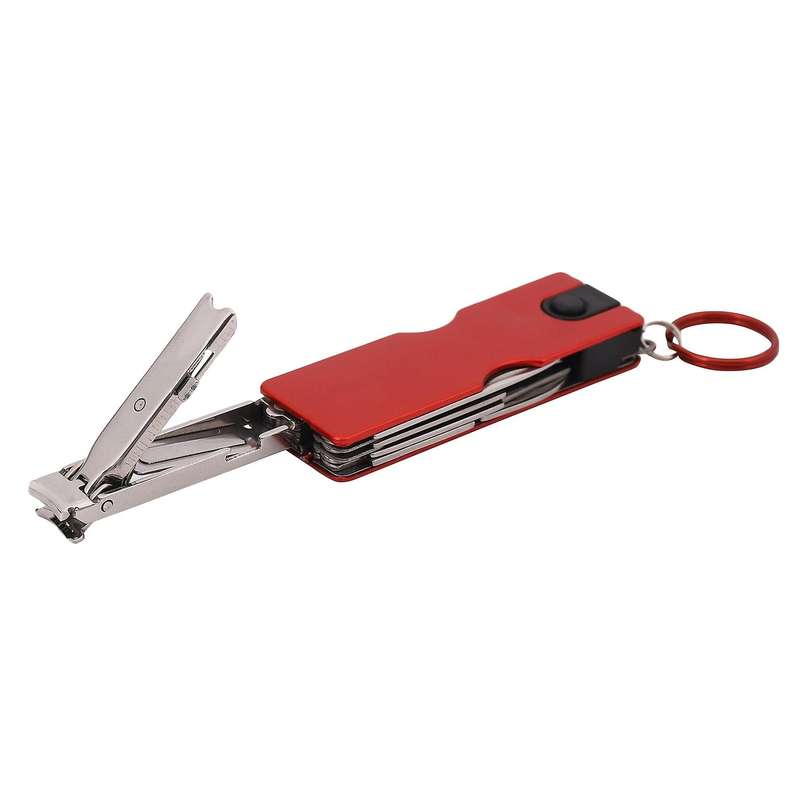 3x Multifunction Mini Fashion Keychain Stainless Steel Nail Clipper
