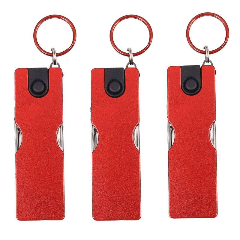 3x Multifunction Mini Fashion Keychain Stainless Steel Nail Clipper