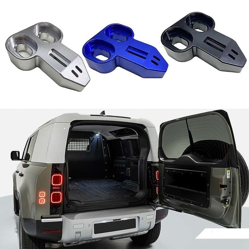 Car Trunk Tail Door Lock Anti-theft Locking Device Silver