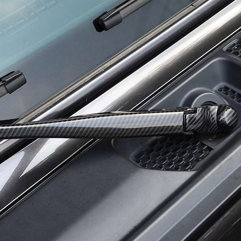 For Wrangler Jl Jt 2018+ Front Rain Wiper Blade Cover,carbon Fiber