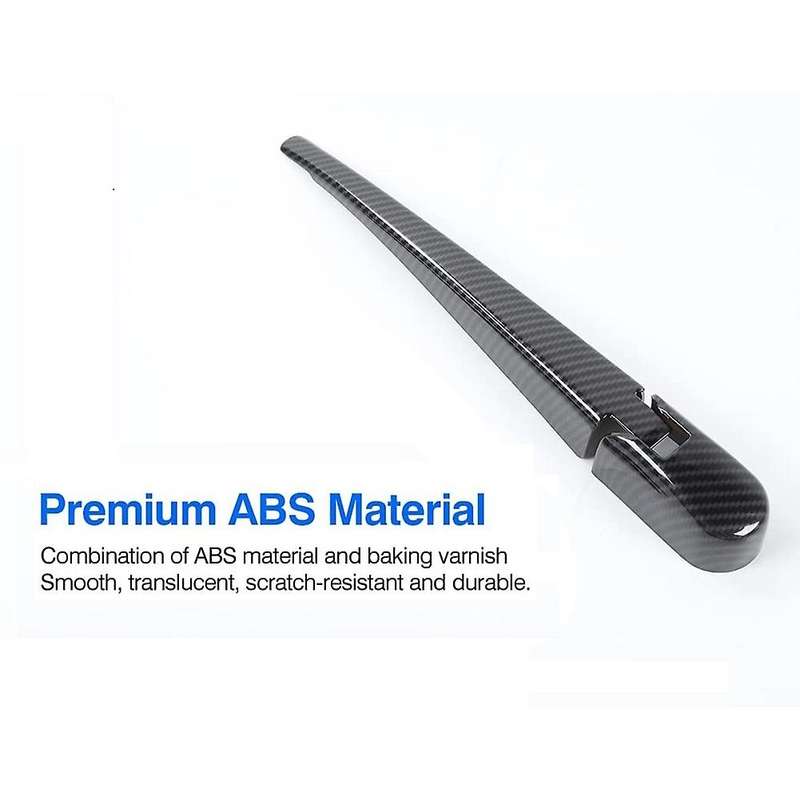 For Wrangler Jl Jt 2018+ Front Rain Wiper Blade Cover,carbon Fiber