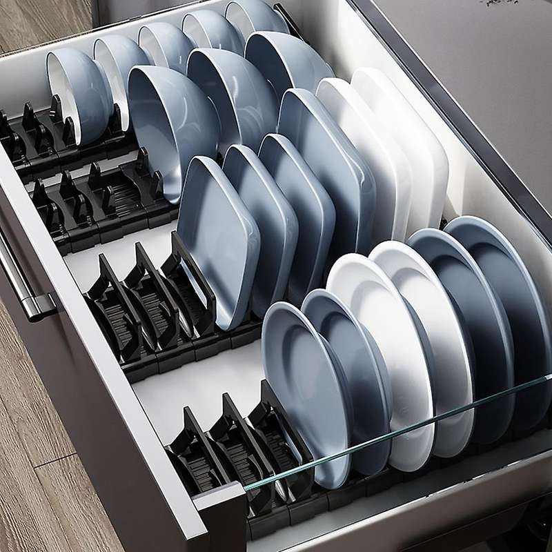 Tableware Holder Drawer Dish Drying Rack Dish Drying Rack(a)