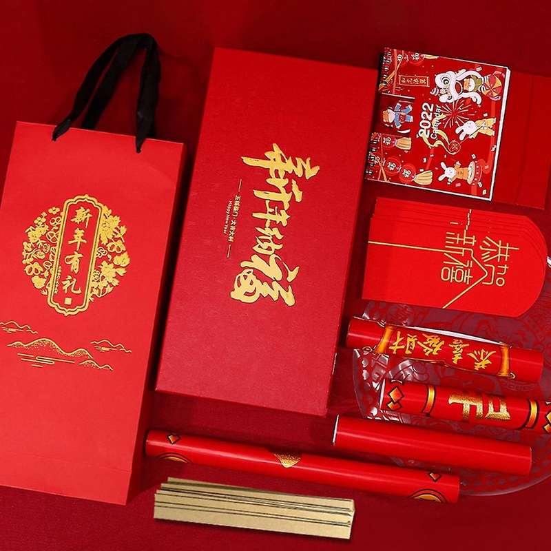 Spring Festival Scrolls Couplets Window Flower Red Envelope B