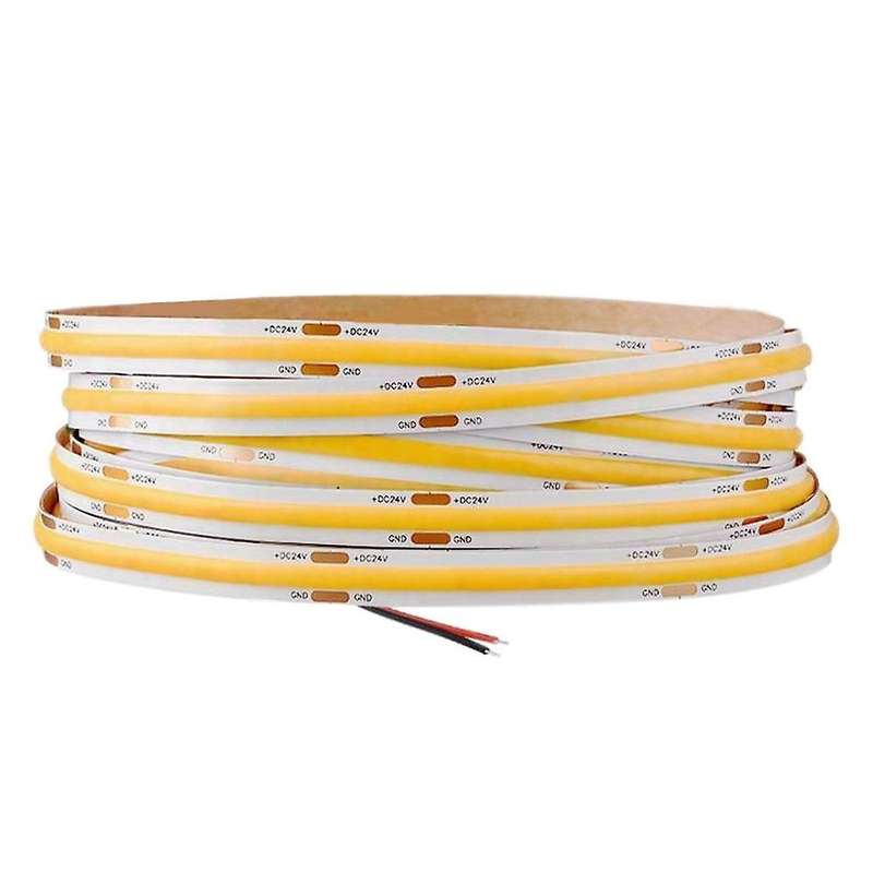 384 Led 24v Cob Led Strip Light 4000k Nature White for Bedroom Home