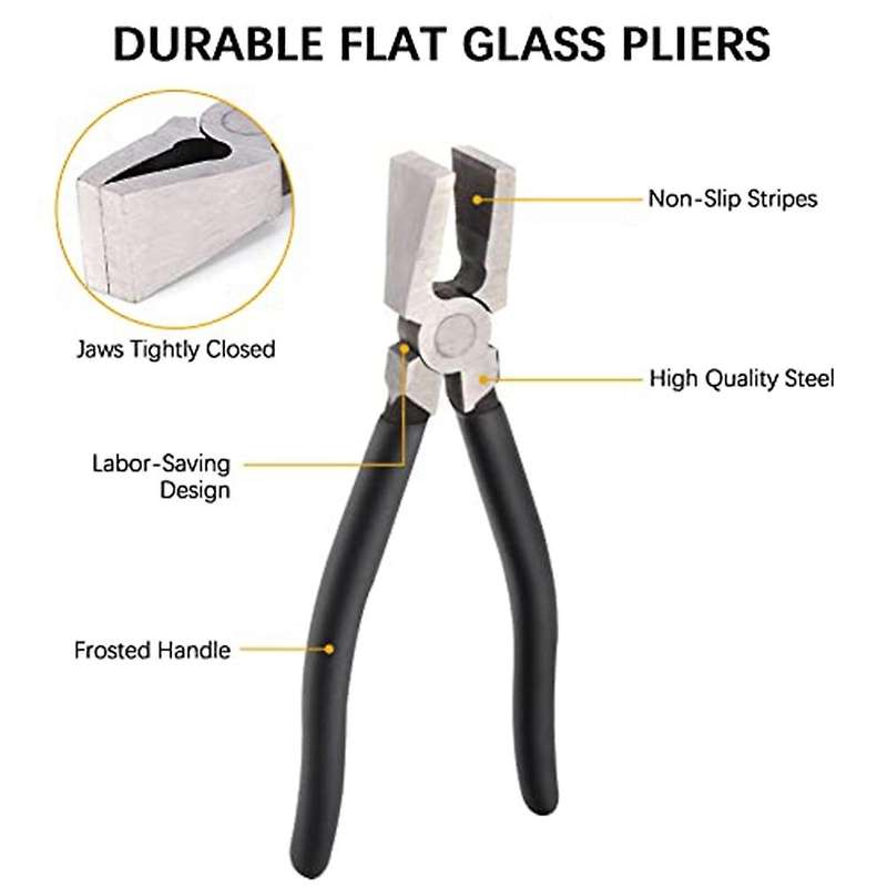 Glass Cutter Kit with Booster Bar Assist, 2-6,6-12,12-20 Mm Glass