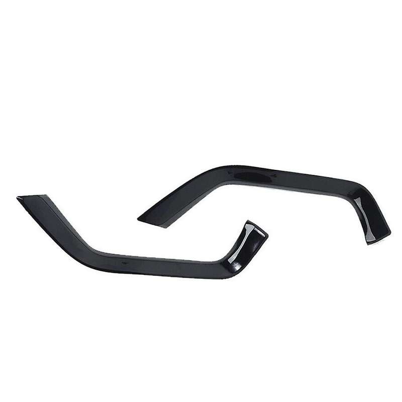 Front Fog Light Lamp Eyebrow Trim Cover Sticker Black