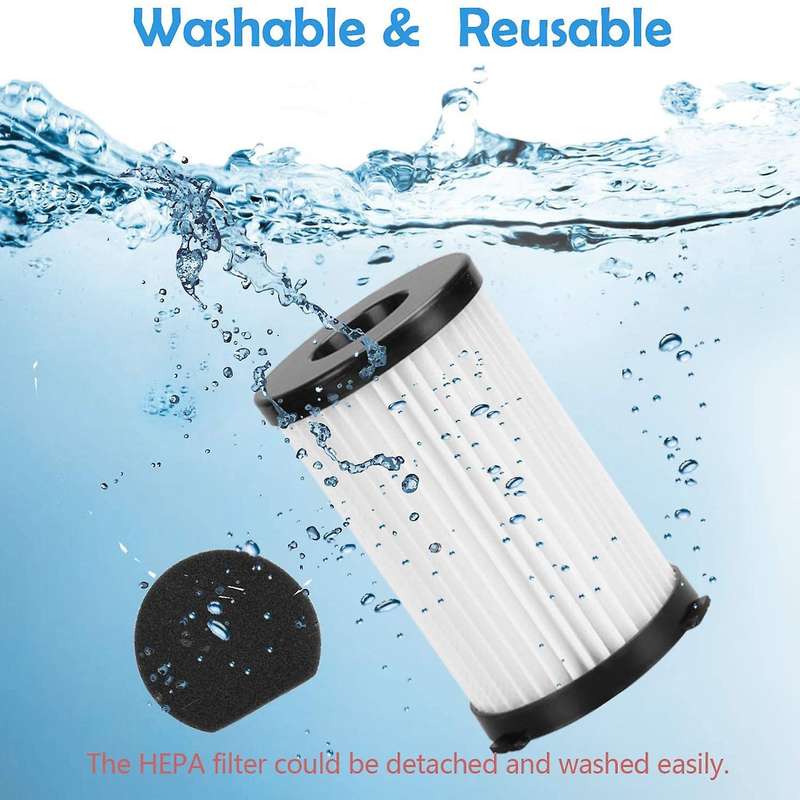 10 Hepa + 10 Sponge Filter ,for Moosoo D600 / D601 &iwoly V600 Corded