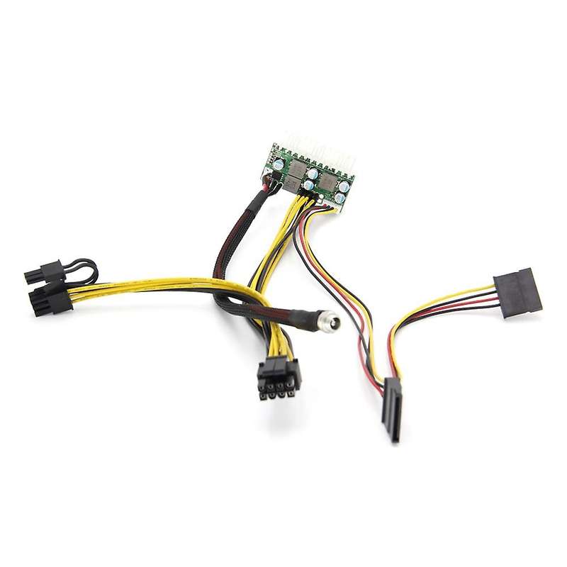 Ioaspow Pci-e Input Dc 24pin Pico Atx Switch Psu Power Supply Module