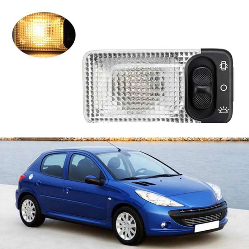 2x Car Interior Roof Light Dome Reading Light for Citroen C1 C2 C3