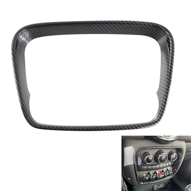 Car Carbon Fiber Interior Central Console Air Condition Multimedia