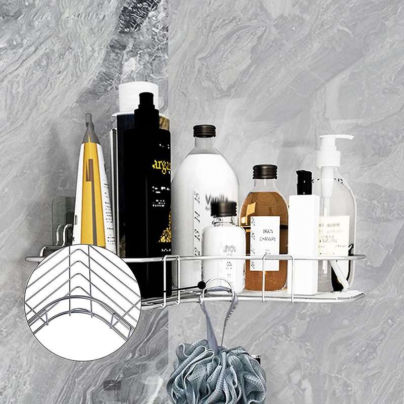 2 Pack Shower Corner Bathroom Hanging Shelf, for Bathroom Kitchen