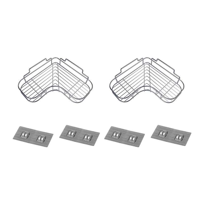 2 Pack Shower Corner Bathroom Hanging Shelf, for Bathroom Kitchen