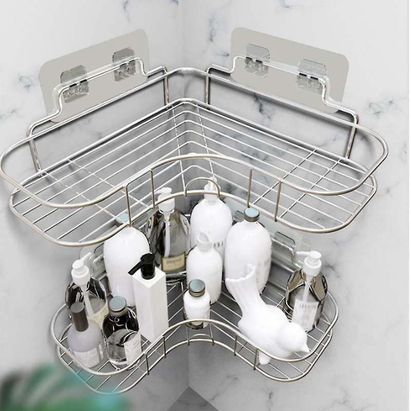 2 Pack Shower Corner Bathroom Hanging Shelf, for Bathroom Kitchen