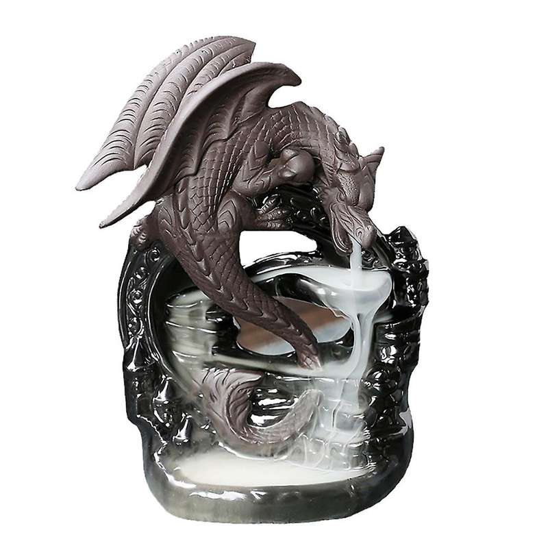 Dragon Zen Decor Waterfall Incense Holder Incense Meditation Backflow