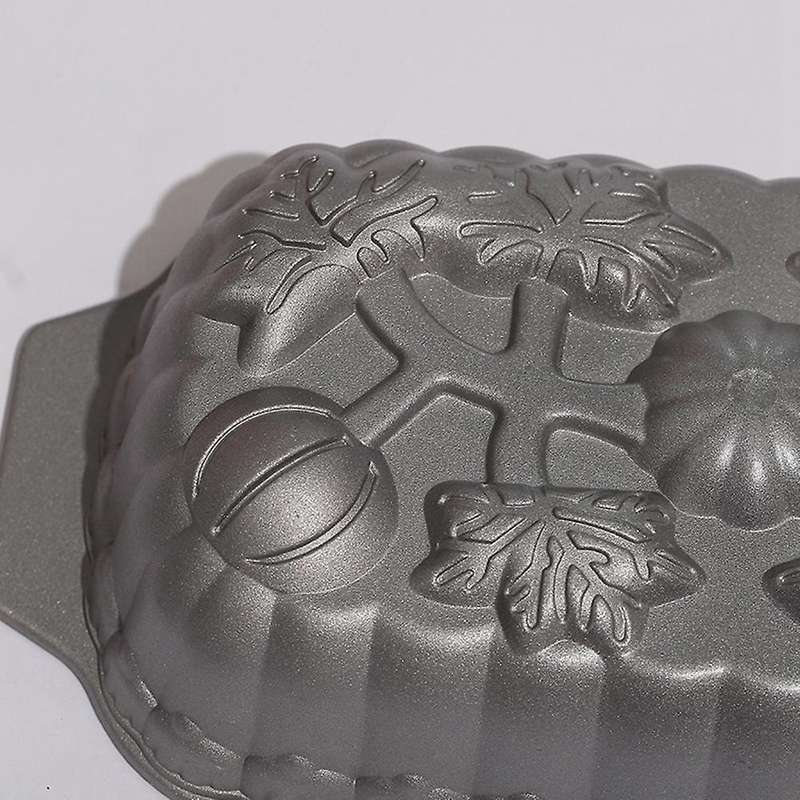 Household Baking Oven Mini Die-cast Loaf Tin with Floral Pattern
