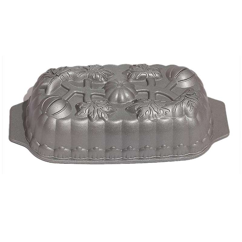 Household Baking Oven Mini Die-cast Loaf Tin with Floral Pattern