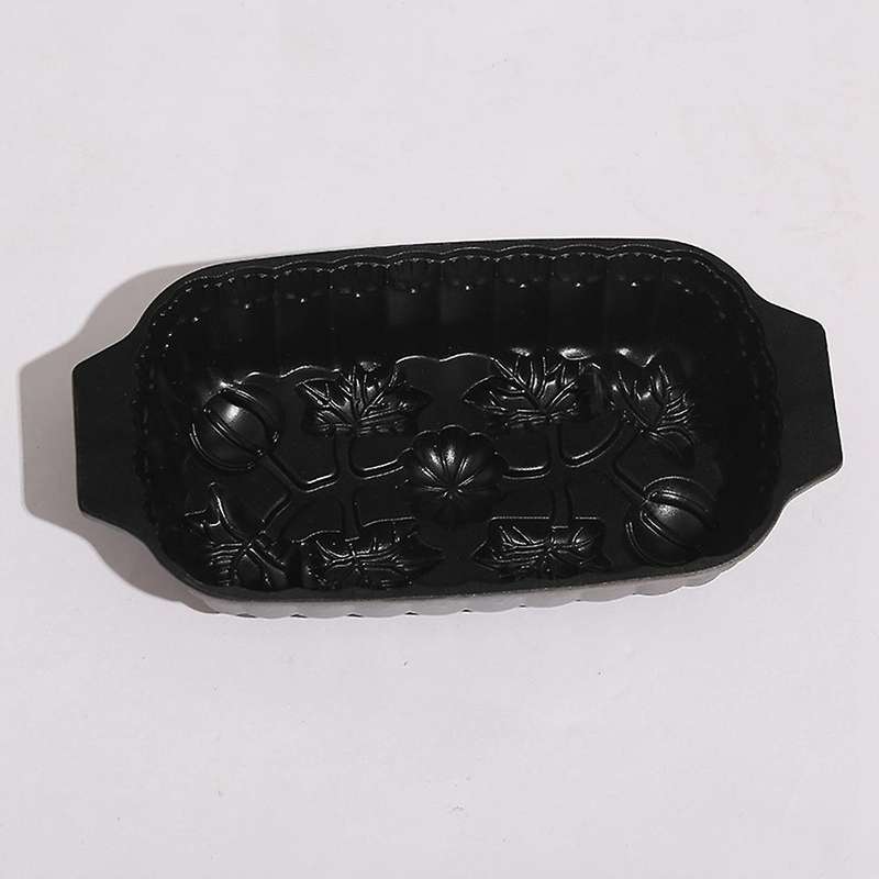 Household Baking Oven Mini Die-cast Loaf Tin with Floral Pattern